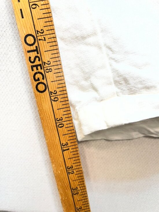 Lane Bryant Women's Linen Blend Wide-Leg Trousers Side Zip Size 14/16 White - Picture 7 of 11